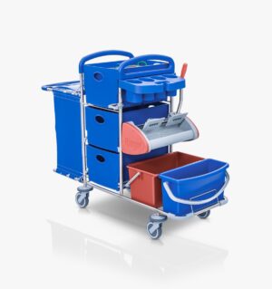 Multi-Compartment Cleaning Trolley